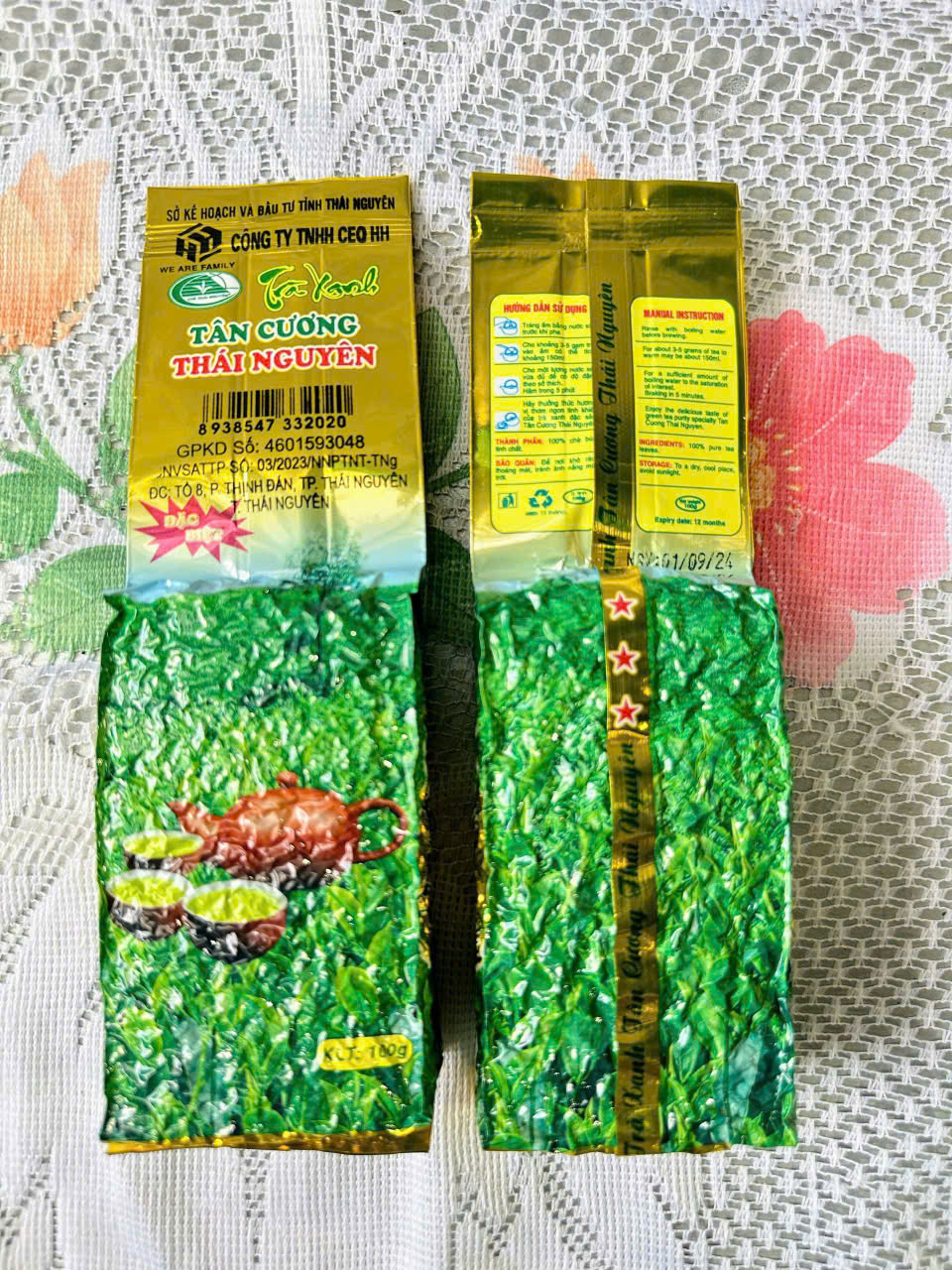 Trà Thái Nguyên - Gói Xanh 100gr/200gr/500gr