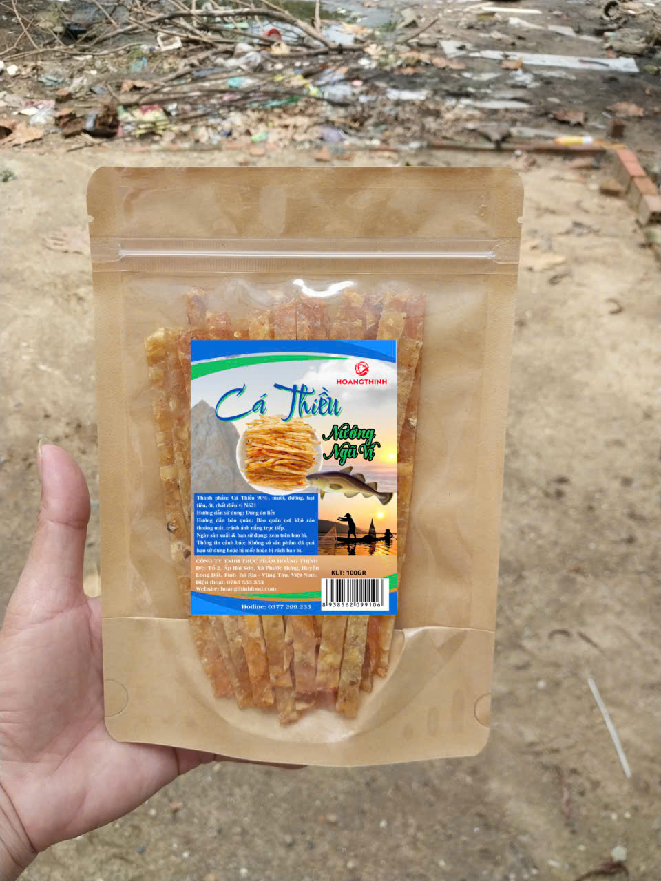 Cá Thiều Nướng Ngũ Vị 100gr x 10 Gói