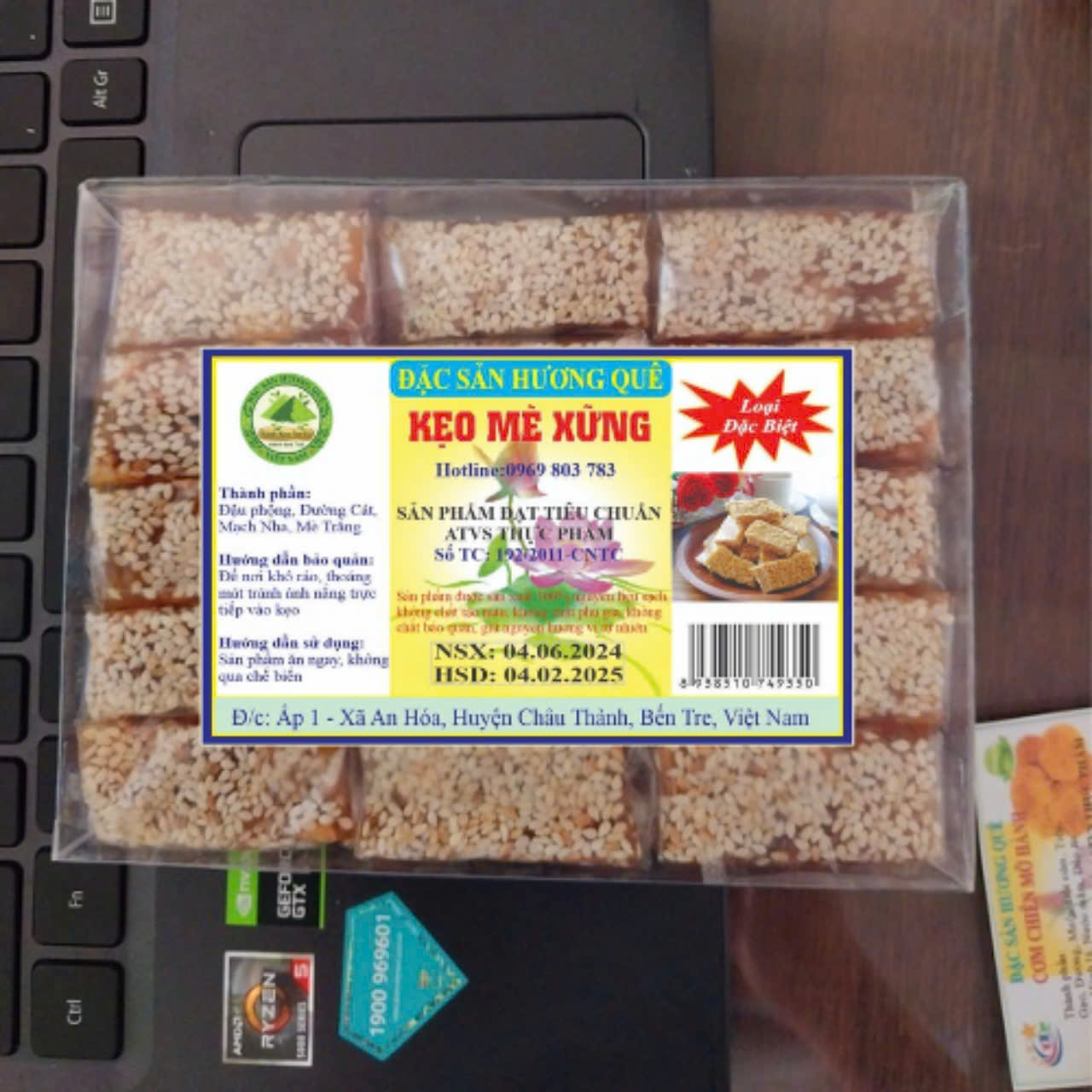 Kẹo Mè Xững Hộp