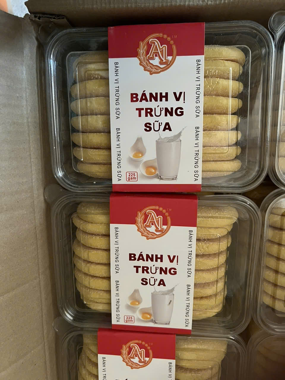Bánh A1 Vị Trứng Sữa