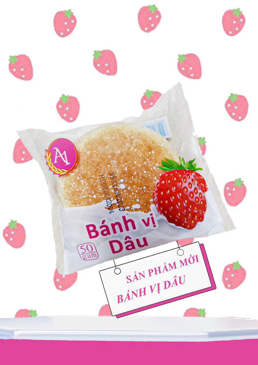Bánh Dinh Dưỡng Vị Dâu Lốc 20 Cái