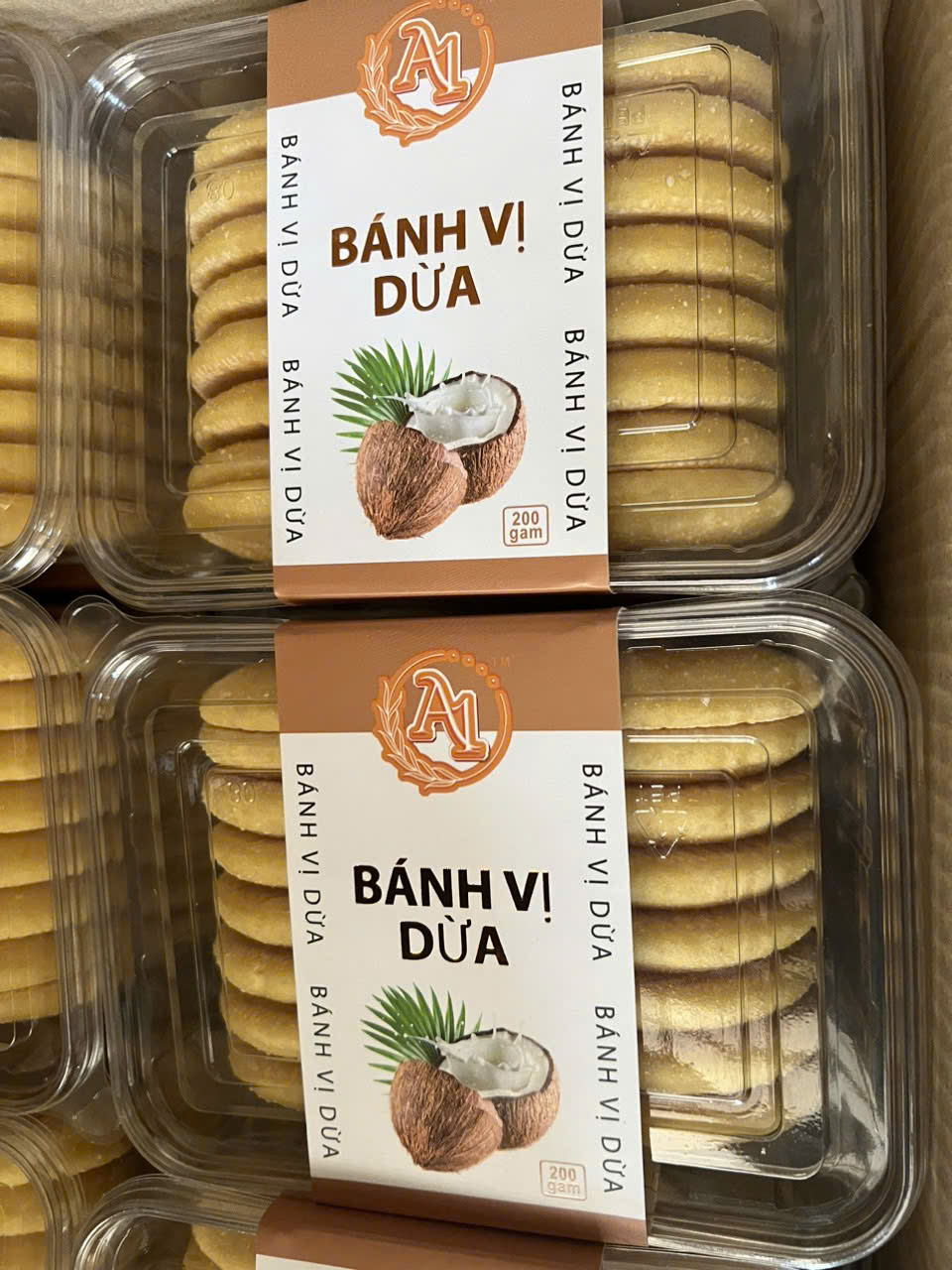 Bánh A1 Vị Dừa