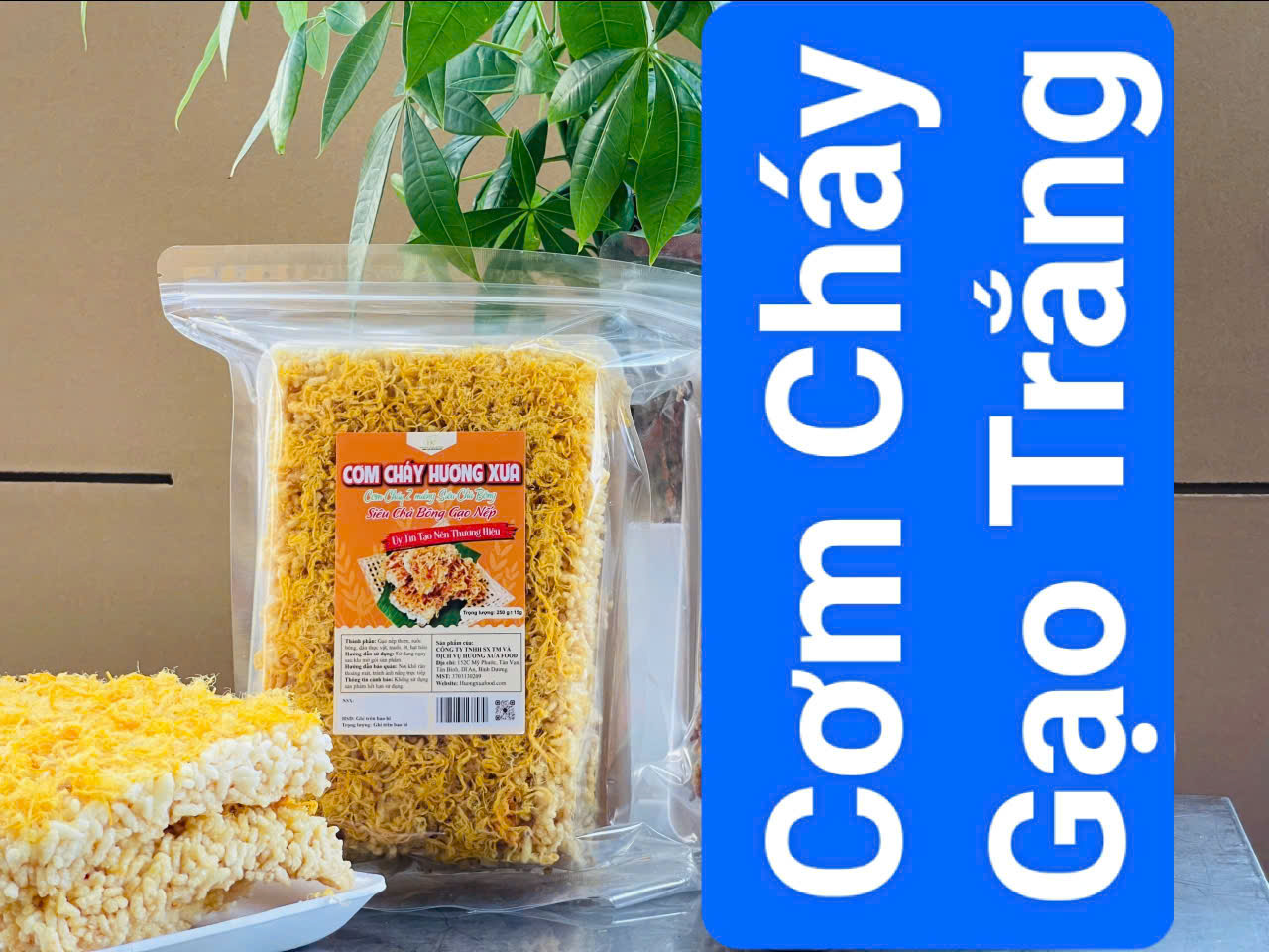 Cơm Cháy Hương Xưa Gạo Trắng 180gr