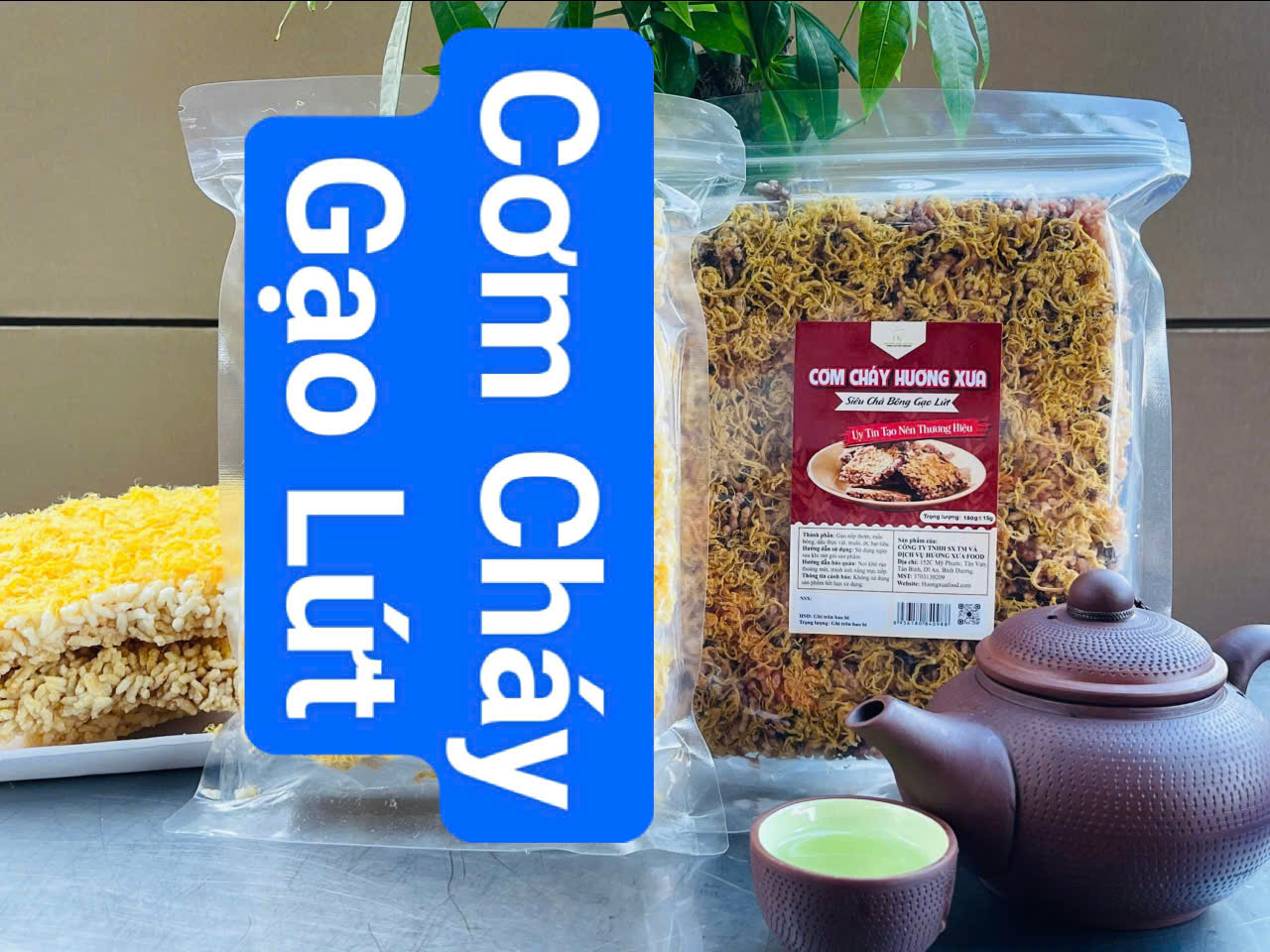 Cơm Cháy Hương Xưa Gạo Lứt 180gr