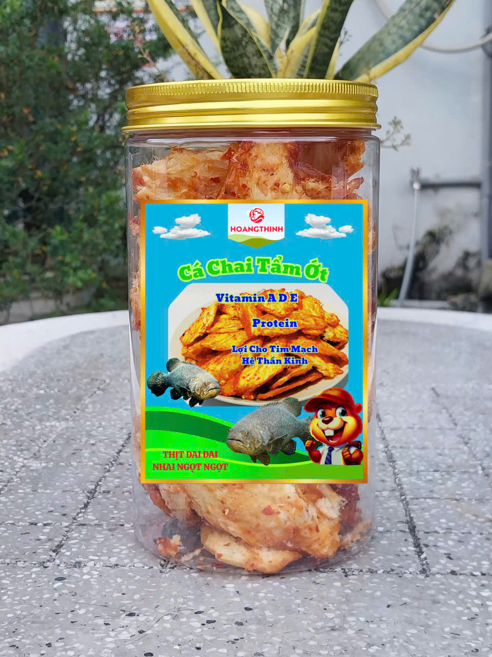Cá Chai Tẩm Ớt Lon 250Gr