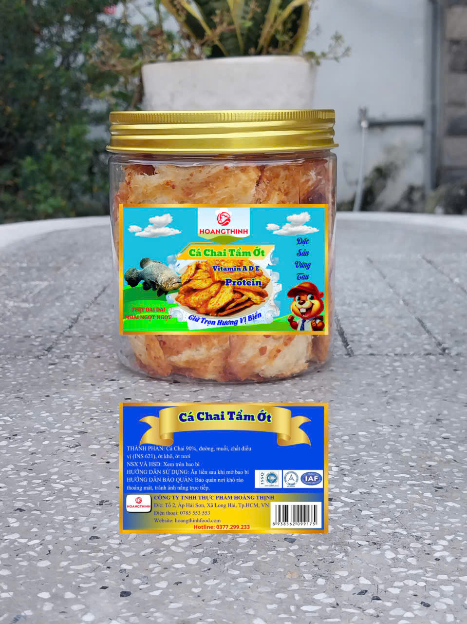 Cá Chai Tẩm Ớt Lon 150Gr