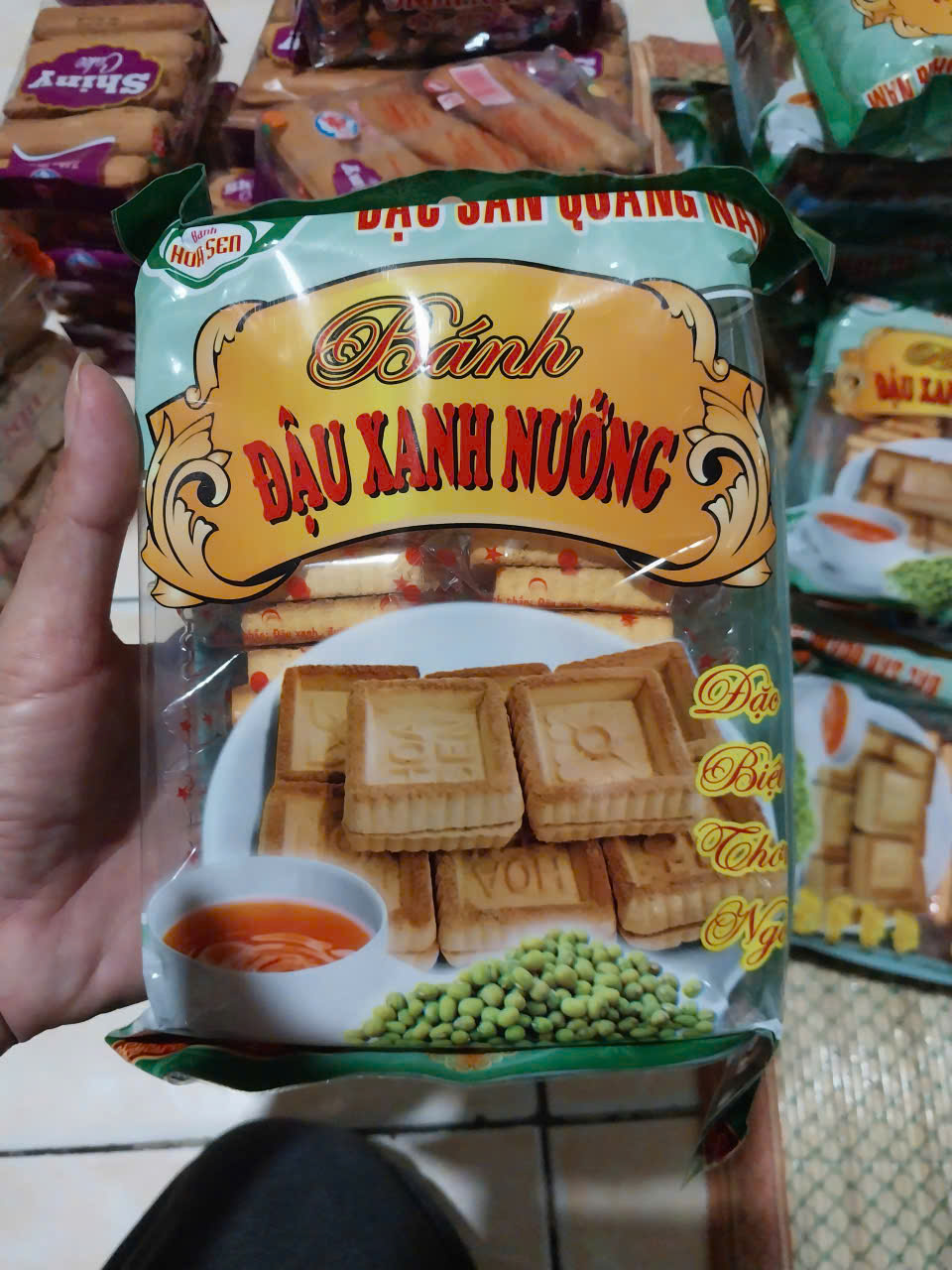 Bánh Đậu Xanh Nướng 250Gr