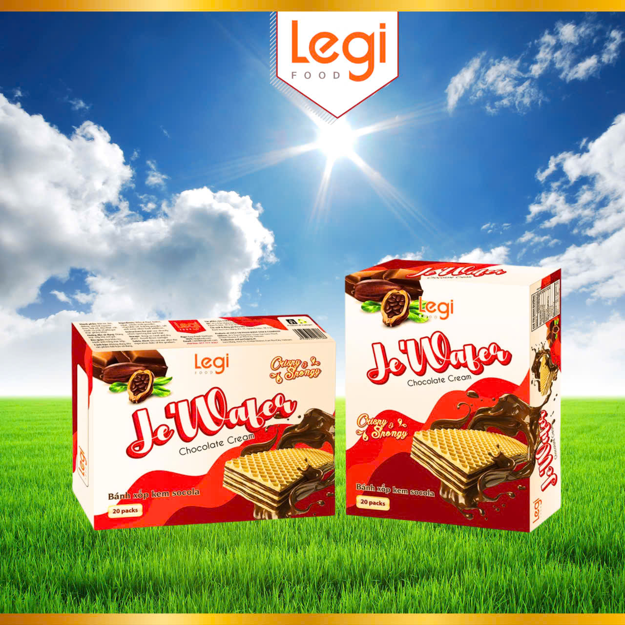 Bánh Xốp Kem SOCOLA 250gram