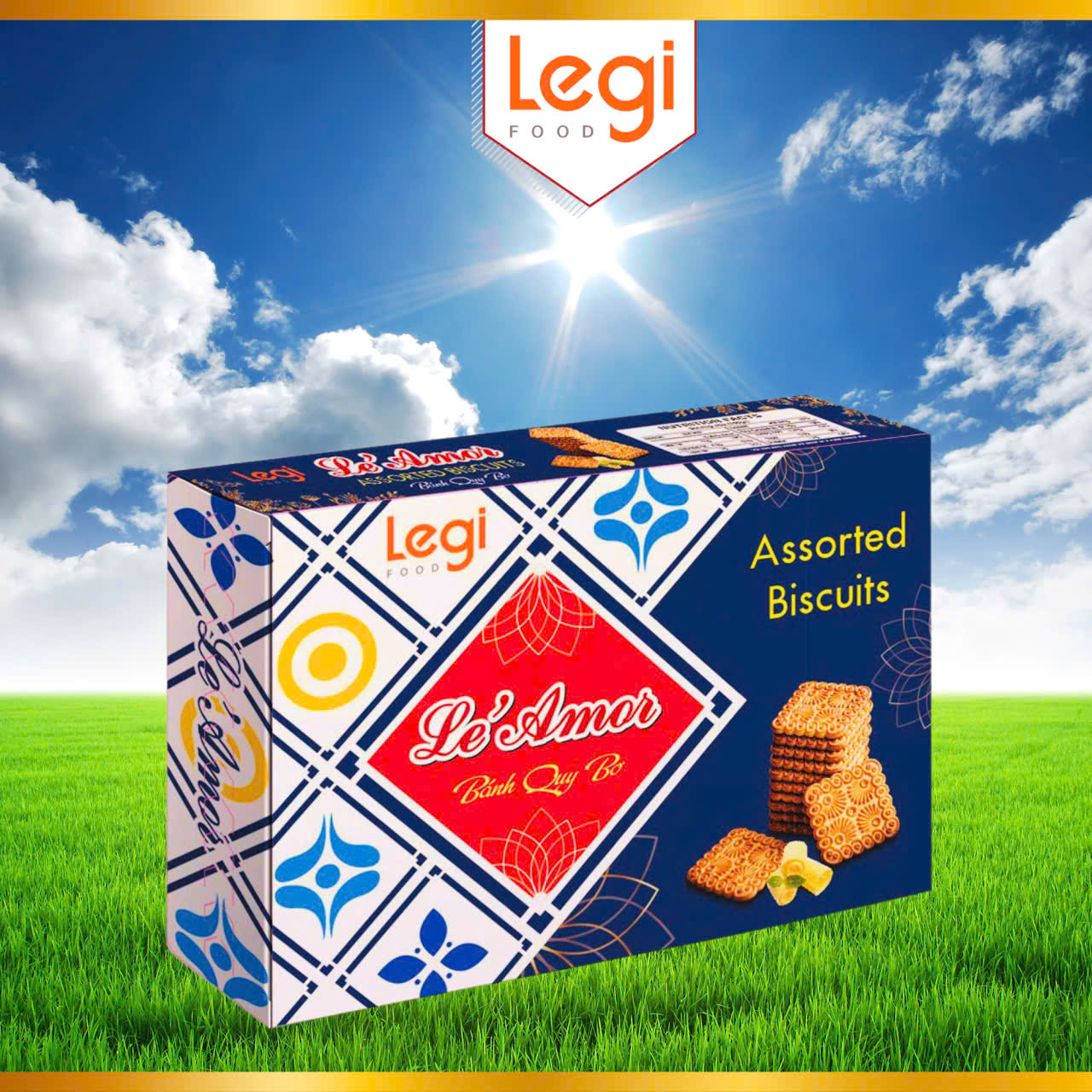 Hộp chữ nhật-XANH DƯƠNG 250gram