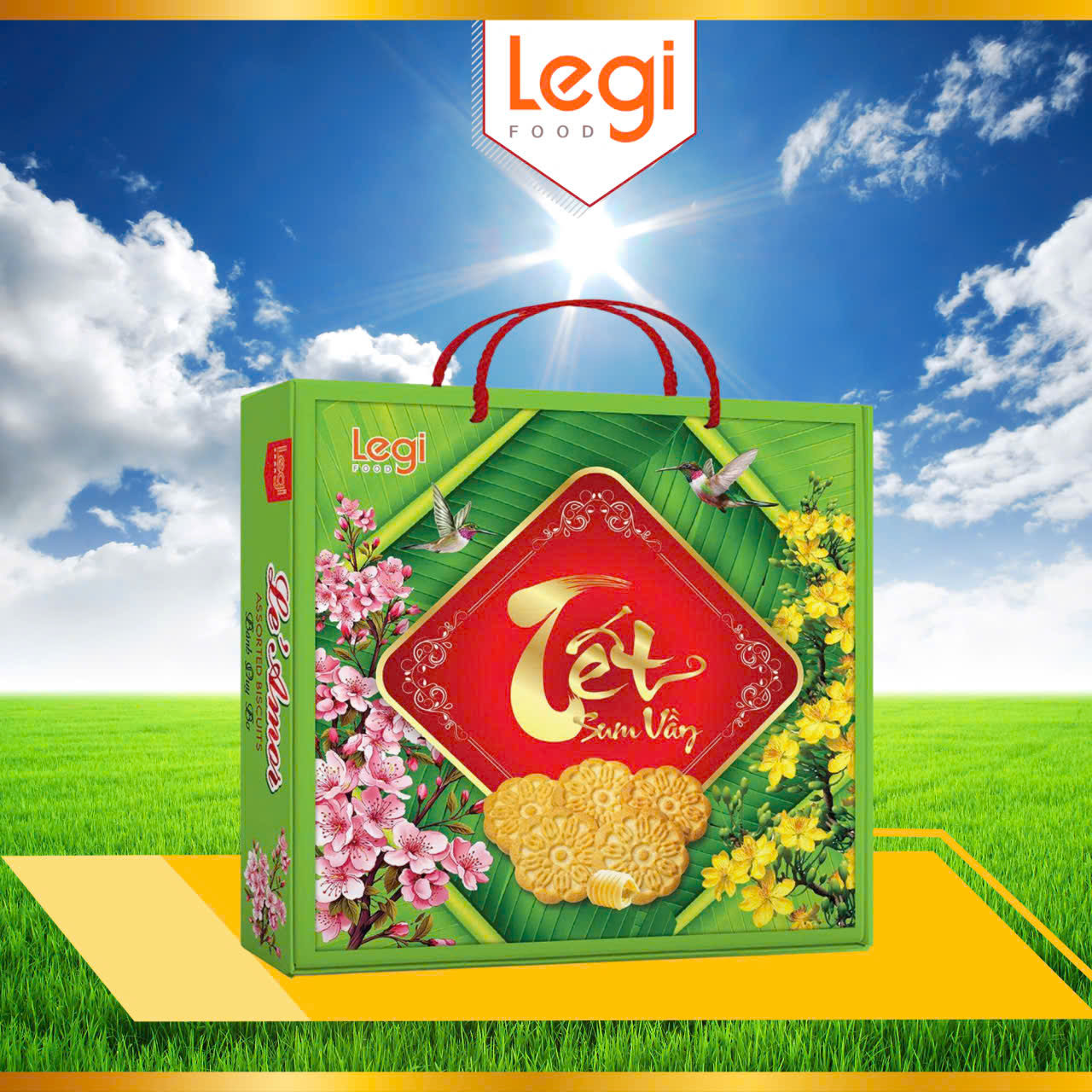 Quai xách - XANH TẾT SUM VẦY 250gram