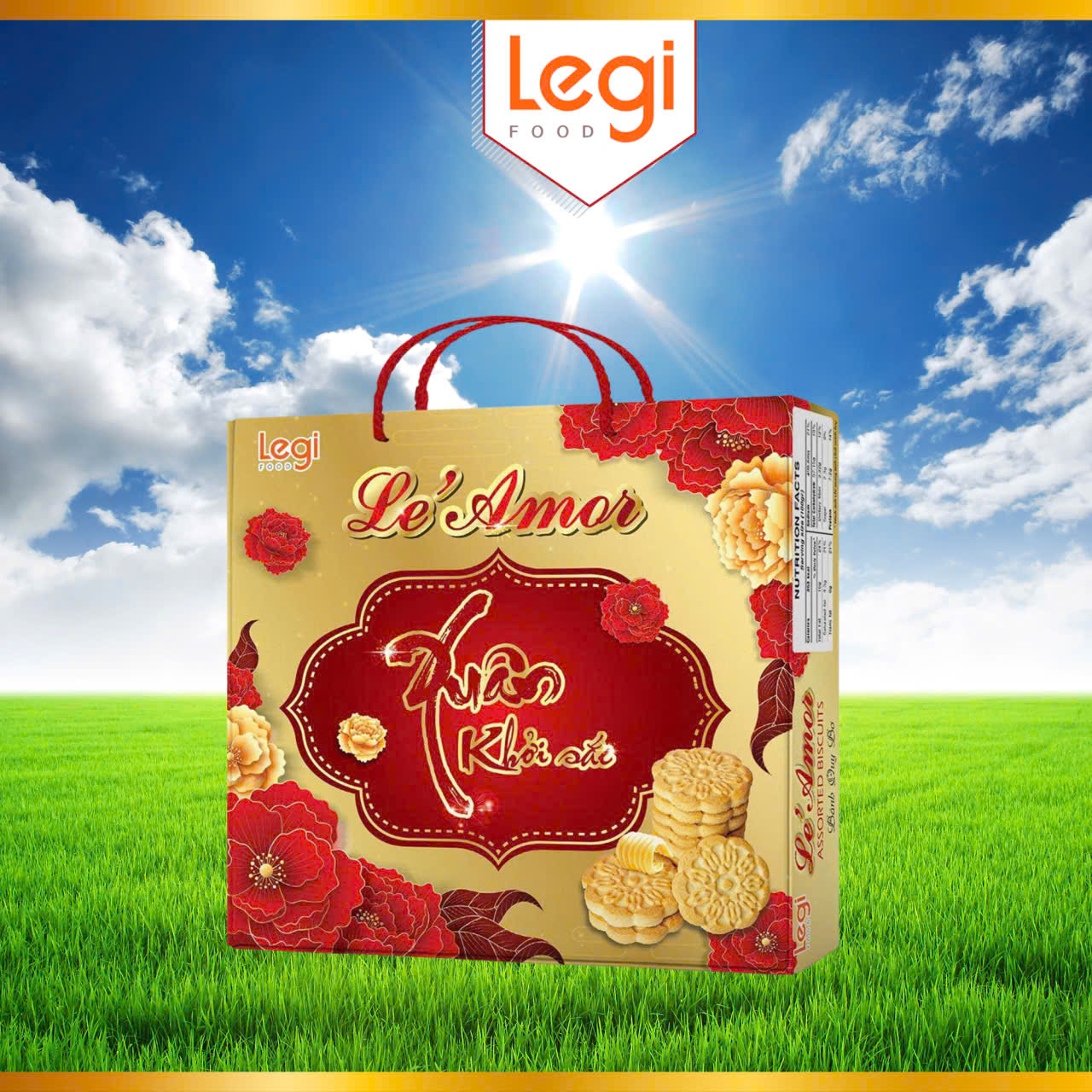 Quai xách - VÀNG ĐỎ XUÂN KHỞI SẮC 250gram