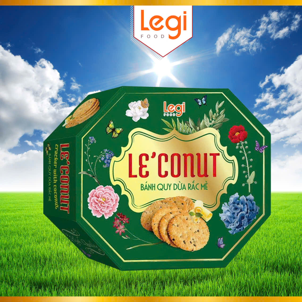 Mè Dừa- XANH LÁ 100gram