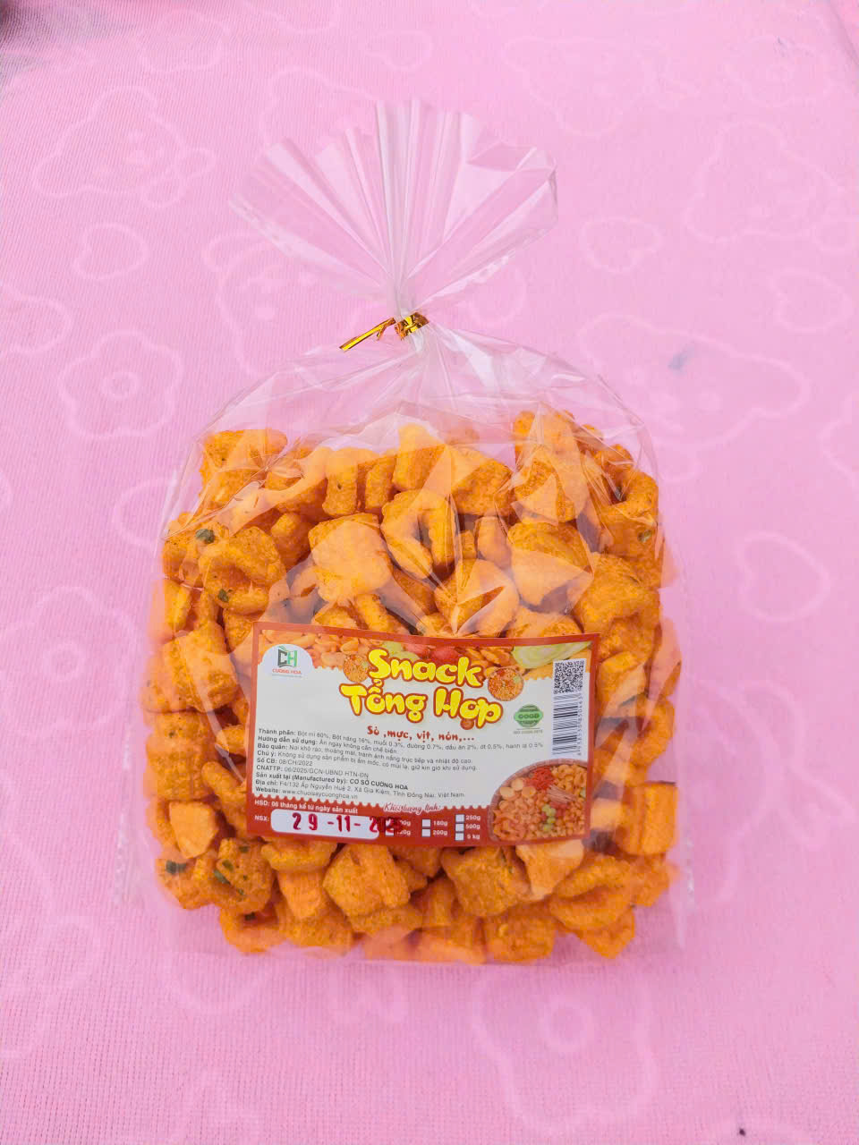 Snack Mực Xốt Hành