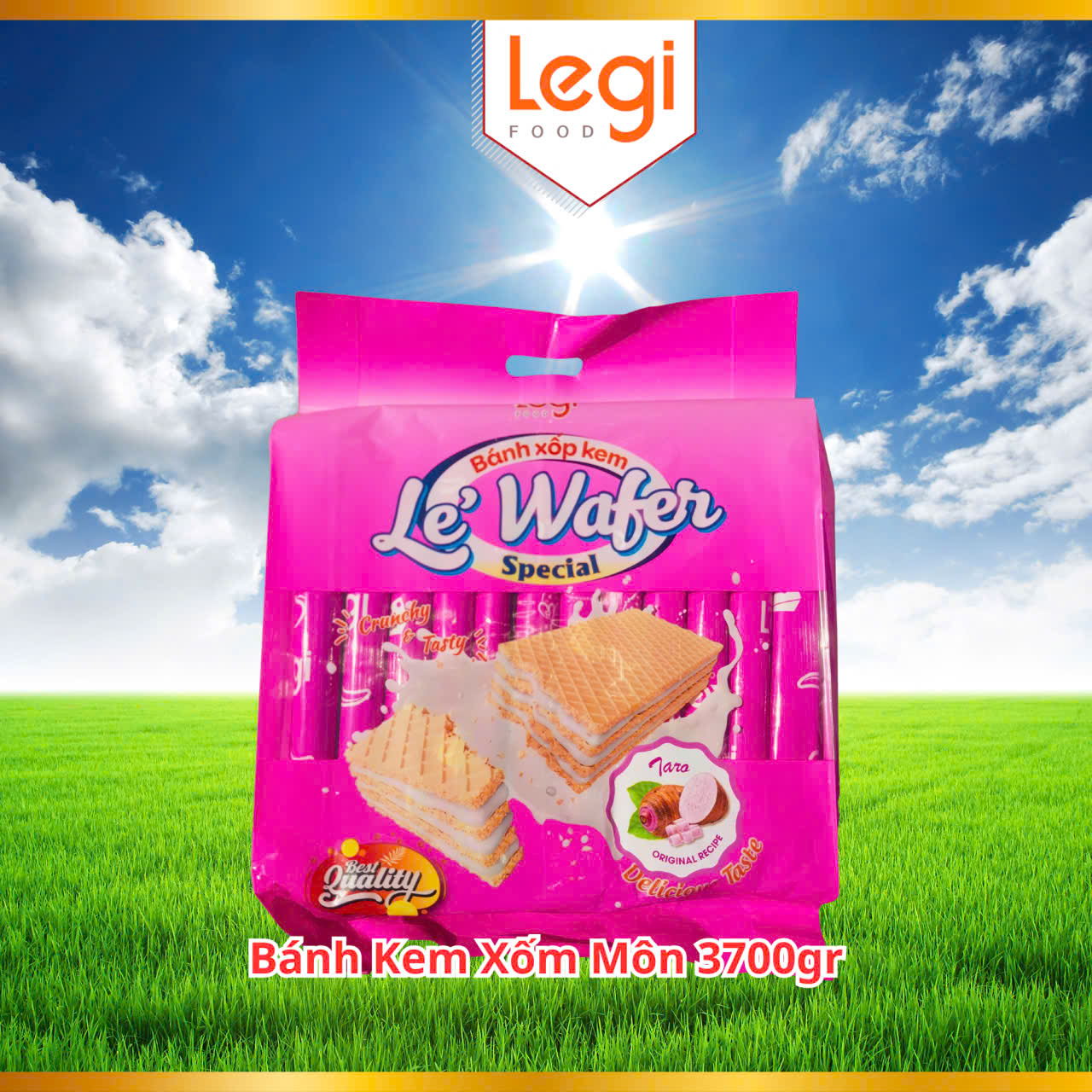 LeGi Bánh Kem Xốm Môn 3700Gr