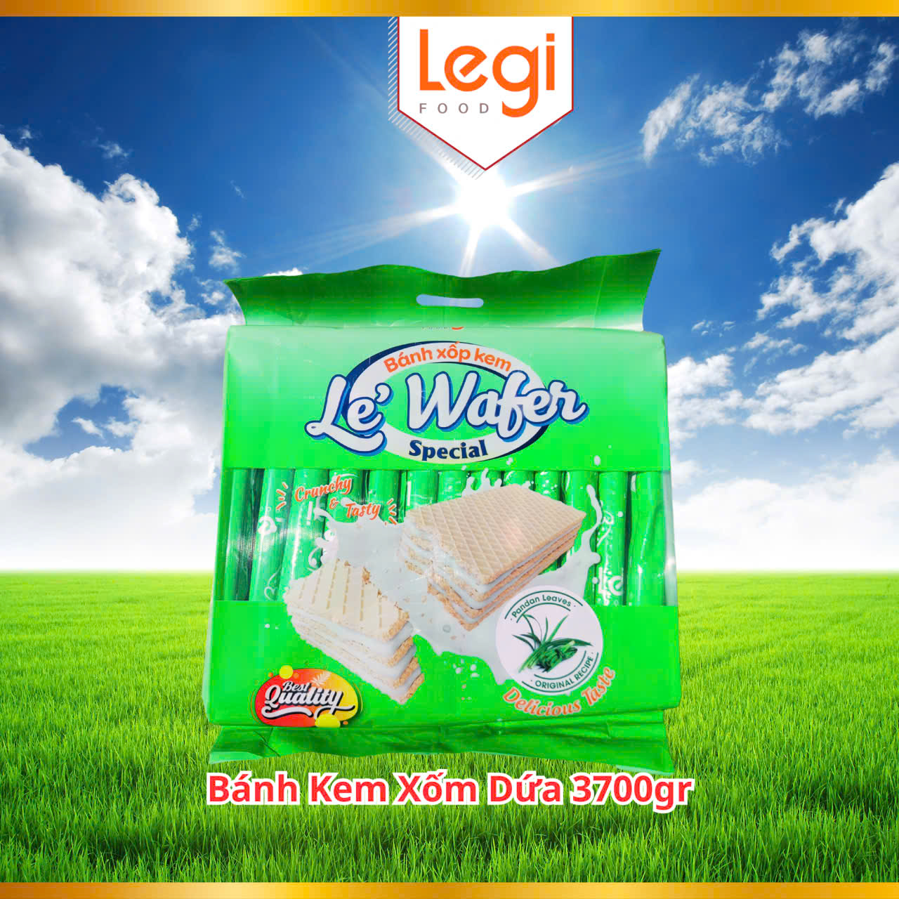 LeGi Bánh Kem Xốm Dứa 3700Gr
