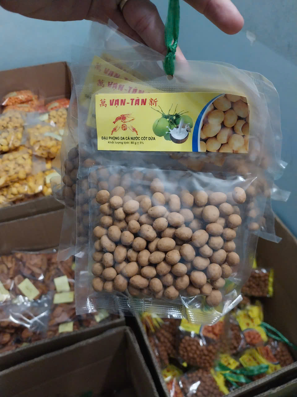 Đậu Phộng Da Cá Nước Cốt Dừa